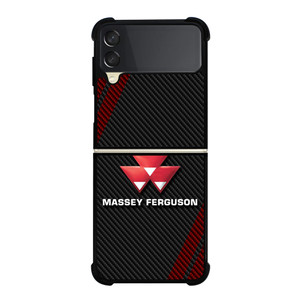 MASSEY FERGUSON CARBON LOGO Samsung Galaxy Z Flip 3 Case Cover
