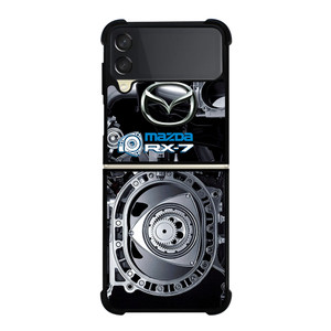 MAZDA RX-7 CAR ROTARY ENGINE Samsung Galaxy Z Flip 3 Case Cover