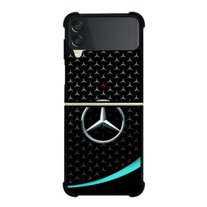 MERCEDES BENZ PATTERN LOGO Samsung Galaxy Z Flip 3 Case Cover MERCEDES BENZ PATTERN LOGO Samsung Galaxy Z Flip 3 Case Cover