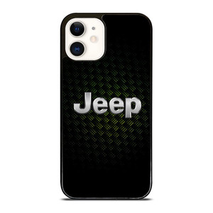 JEEP GREEN CARBON LOGO iPhone 12 Case Cover JEEP GREEN CARBON LOGO iPhone 12 Case Cover