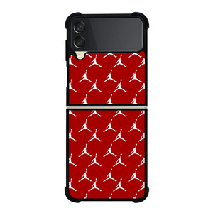 MICHAEL JORDAN SYMBOL RED PATTERN Samsung Galaxy Z Flip 3 Case Cover
