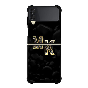 MICHAEL KORS MK GOLD LOGO Samsung Galaxy Z Flip 3 Case Cover MICHAEL KORS MK GOLD LOGO Samsung Galaxy Z Flip 3 Case Cover
