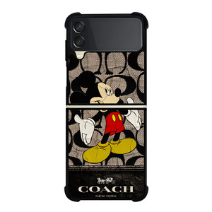 MICKEY MOUSE COACH NEW YORK Samsung Galaxy Z Flip 3 Case Cover