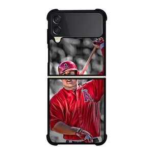 MIKE TROUT BASEBALL LOS ANGELES ANGELS Samsung Galaxy Z Flip 3 Case Cover