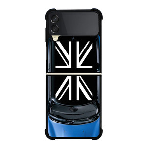 MINI COOPER UNIONS JACK BLUE Samsung Galaxy Z Flip 3 Case Cover