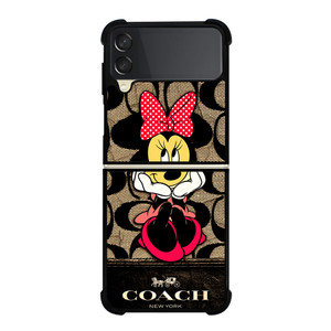 MINNIE MOUSE COACH Samsung Galaxy Z Flip 3 Case Cover