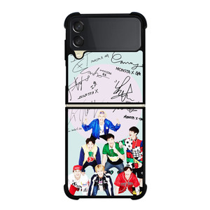 MONSTA X K POP SIGNATURE Samsung Galaxy Z Flip 3 Case Cover