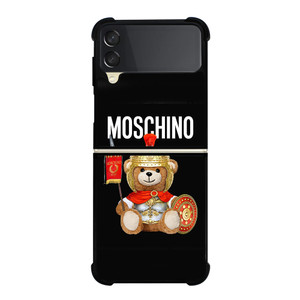 MOSCHINO BEAR ROMAN Samsung Galaxy Z Flip 3 Case Cover MOSCHINO BEAR ROMAN Samsung Galaxy Z Flip 3 Case Cover