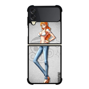 NAMI ONE PIECE ANIME Samsung Galaxy Z Flip 3 Case Cover NAMI ONE PIECE ANIME Samsung Galaxy Z Flip 3 Case Cover