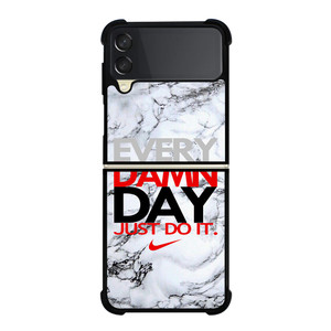 NIKE EVERY DAMN DAY MARBLE Samsung Galaxy Z Flip 3 Case Cover