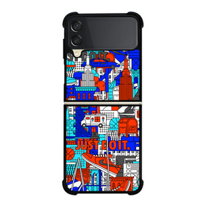 NIKE JUST DO IT ART COLLAGE Samsung Galaxy Z Flip 3 Case Cover