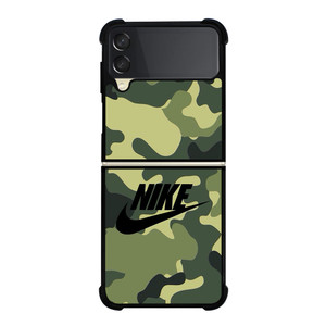 NIKE LOGO CAMO Samsung Galaxy Z Flip 3 Case Cover NIKE LOGO CAMO Samsung Galaxy Z Flip 3 Case Cover