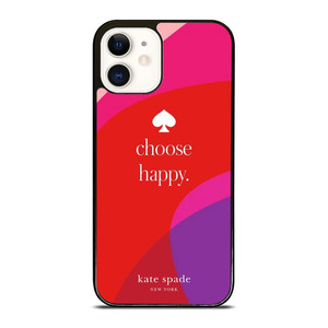 KATE SPADE CHOOSE HAPPY iPhone 12 Case Cover KATE SPADE CHOOSE HAPPY iPhone 12 Case Cover