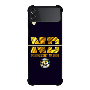 NOTRE DAME ND FIGHTING IRISH Samsung Galaxy Z Flip 3 Case Cover NOTRE DAME ND FIGHTING IRISH Samsung Galaxy Z Flip 3 Case Cover