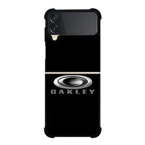 OAKLEY BLACK LOGO Samsung Galaxy Z Flip 3 Case Cover