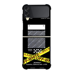 OFF WHITE X BATIK Samsung Galaxy Z Flip 3 Case Cover OFF WHITE X BATIK Samsung Galaxy Z Flip 3 Case Cover