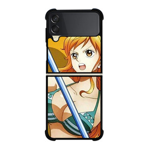 ONE PIECE ANIME NAMI Samsung Galaxy Z Flip 3 Case Cover ONE PIECE ANIME NAMI Samsung Galaxy Z Flip 3 Case Cover