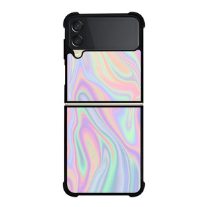 PASTEL COLOR ABSTRACT LIQUID Samsung Galaxy Z Flip 3 Case Cover