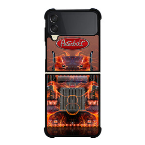 PETERBILT TRUCK FIRE LOGO Samsung Galaxy Z Flip 3 Case Cover