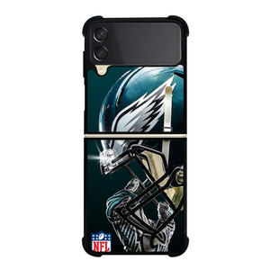 PHILADELPHIA EAGLES NFL HELMET Samsung Galaxy Z Flip 3 Case Cover