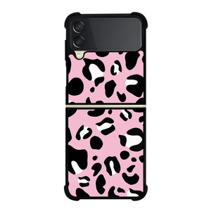 PINK LEOPARD PATTERN Samsung Galaxy Z Flip 3 Case Cover