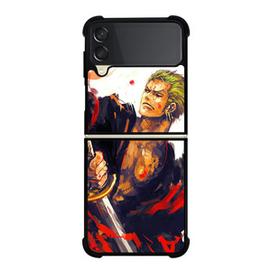 RORONOA ZORO ONE PIECE ART Samsung Galaxy Z Flip 3 Case Cover