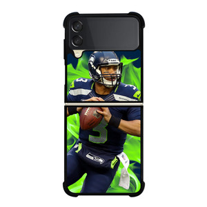 RUSSELL WILSON SEATTLE SEAHAWK NFL Samsung Galaxy Z Flip 3 Case Cover