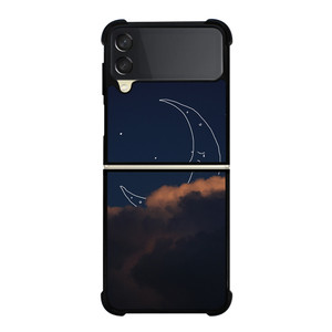 SAD CRESCENT MOON Samsung Galaxy Z Flip 3 Case Cover