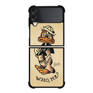 SAILOR JERRY DUCK TATTOO Samsung Galaxy Z Flip 3 Case Cover
