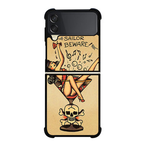 SAILOR JERRY S TATTOO Samsung Galaxy Z Flip 3 Case Cover