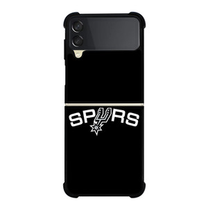 SAN ANTONIO SPURS LOGO BLACK Samsung Galaxy Z Flip 3 Case Cover SAN ANTONIO SPURS LOGO BLACK Samsung Galaxy Z Flip 3 Case Cover