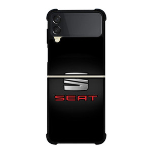 SEAT LOGO BLACK Samsung Galaxy Z Flip 3 Case Cover