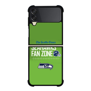 SEATTLE SEAHAWKS FANS ZONE Samsung Galaxy Z Flip 3 Case Cover