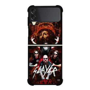 SLAYER METAL BAND POSTER Samsung Galaxy Z Flip 3 Case Cover