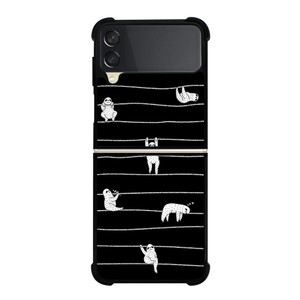 SLOTH KOALA STRIPE Samsung Galaxy Z Flip 3 Case Cover