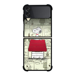 SNOOPY COMIC Samsung Galaxy Z Flip 3 Case Cover