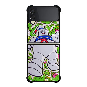 STAY PUFT AND SLIMER GHOSTBUSTER Samsung Galaxy Z Flip 3 Case Cover