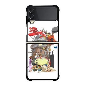 STUDIO GHIBLI ALL CHARACTER Samsung Galaxy Z Flip 3 Case Cover
