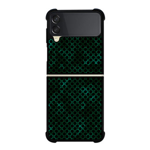 STYLISH HEXAGONAL GREEN PATTERN Samsung Galaxy Z Flip 3 Case Cover