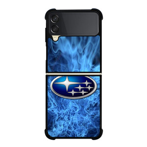 SUBARU BLUE FIRE LOGO Samsung Galaxy Z Flip 3 Case Cover