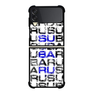 SUBARU CROSSWORD PUZZLE Samsung Galaxy Z Flip 3 Case Cover