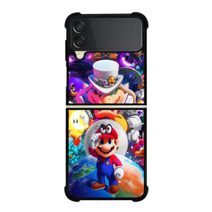 SUPER MARIO ODYSSEY GAME Samsung Galaxy Z Flip 3 Case Cover