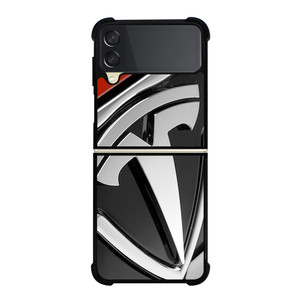 TESLA MOTOR EMBLEM LOGO Samsung Galaxy Z Flip 3 Case Cover
