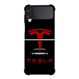 TESLA MOTORS LOGO Samsung Galaxy Z Flip 3 Case Cover
