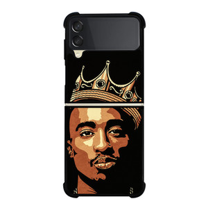 THE KING TUPAC SHAKUR ART Samsung Galaxy Z Flip 3 Case Cover