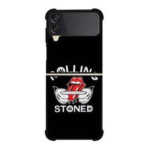 THE ROLLING STONES WEED LOGO Samsung Galaxy Z Flip 3 Case Cover