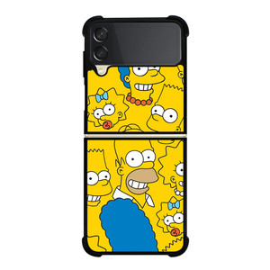 THE SIMPSONS CARTOON COLLAGE Samsung Galaxy Z Flip 3 Case Cover THE SIMPSONS CARTOON COLLAGE Samsung Galaxy Z Flip 3 Case Cover