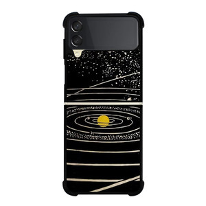 THE SOLAR SYSTEM HAND DRAWN Samsung Galaxy Z Flip 3 Case Cover
