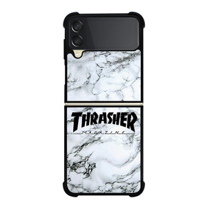 THRASHER SKATEBOARD MAGAZINE MARBLE Samsung Galaxy Z Flip 3 Case Cover