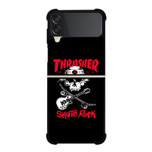 THRASHER SKATEBOARD MAGAZINE SKULL Samsung Galaxy Z Flip 3 Case Cover THRASHER SKATEBOARD MAGAZINE SKULL Samsung Galaxy Z Flip 3 Case Cover